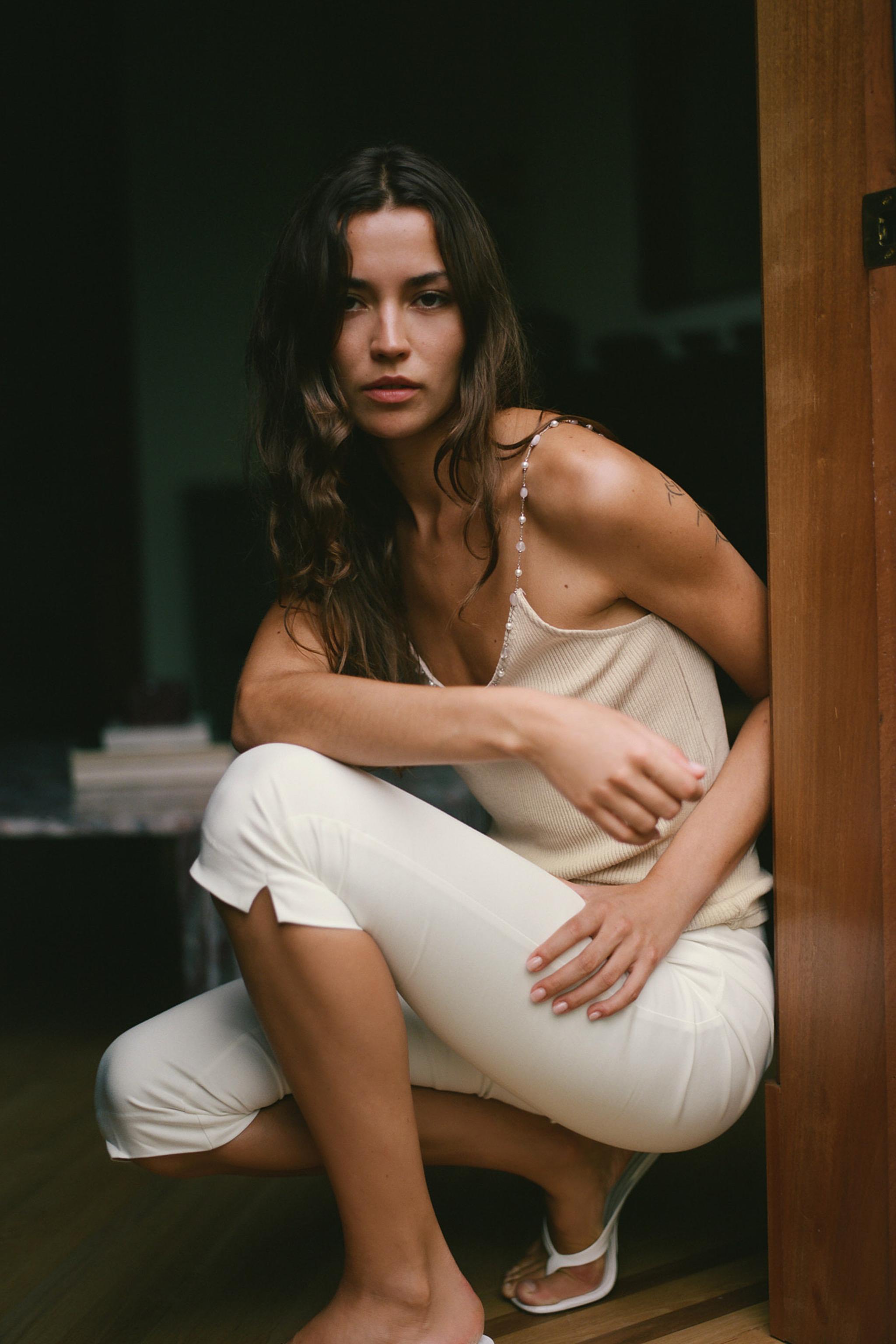 CAPRI PANTS — Ecru