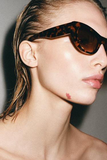LUNETTES DE SOLEIL ŒIL-DE-CHAT - Marron de Zara - Image 1