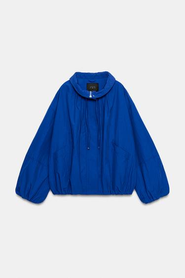 JAQUETA BOMBER ZW COLLECTION - Azulão da Zara