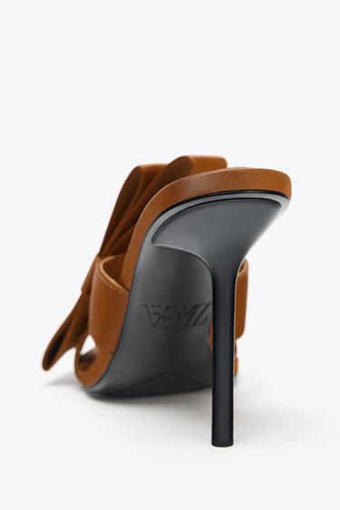 SANDALES LACET LATÉRAL - Marron de Zara - Image 6
