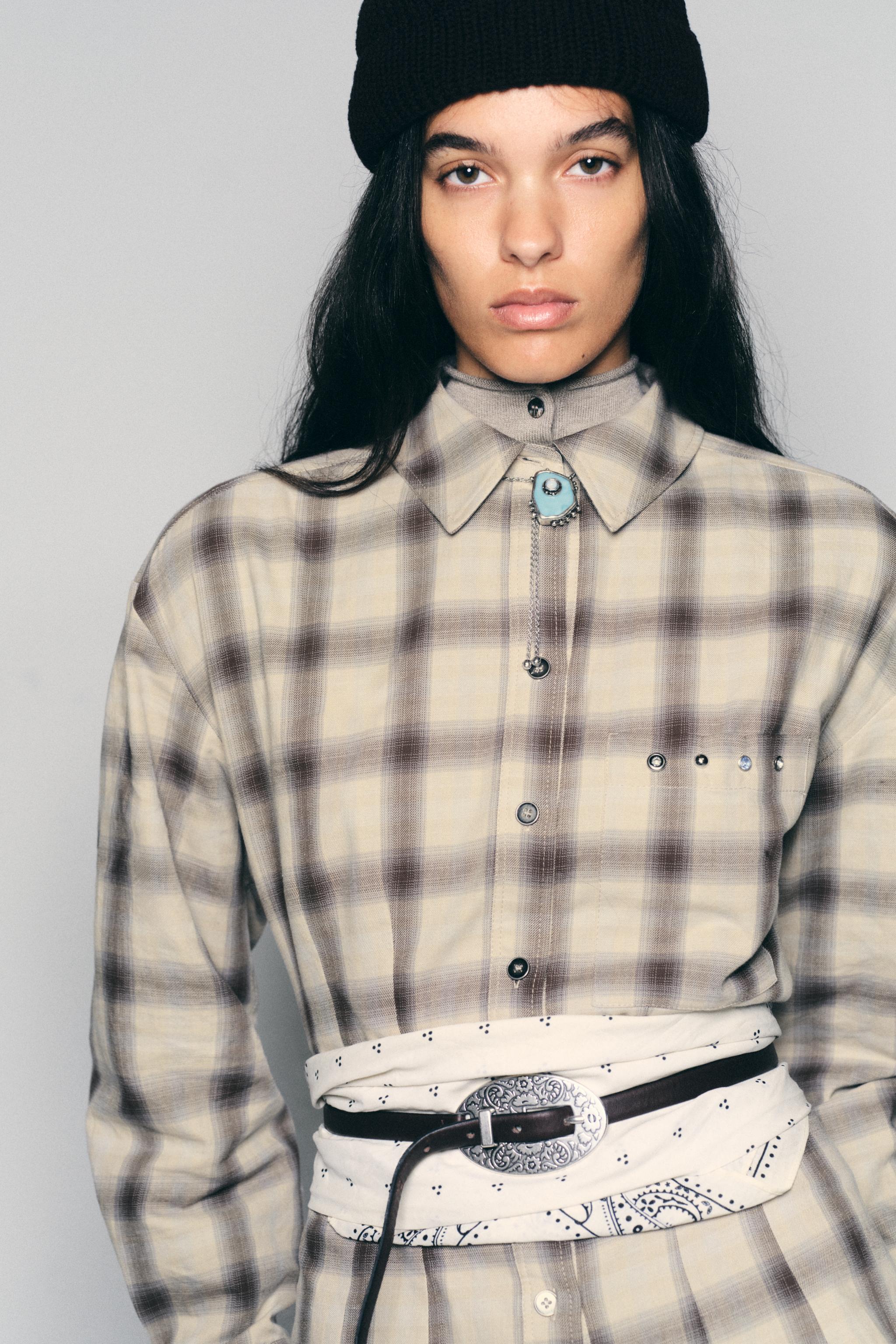 CHEMISE CARREAUX CLOUS