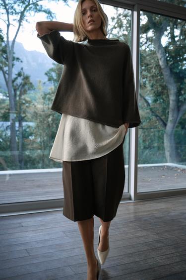 ДОВГІ БЕРМУДИ ZW COLLECTION - Коричневий Zara