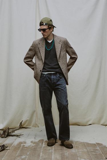 MOCASSINS EN CUIR AVEC SEMELLE VIBRAM® AARON LEVINE X ZARA - Bronze de Zara