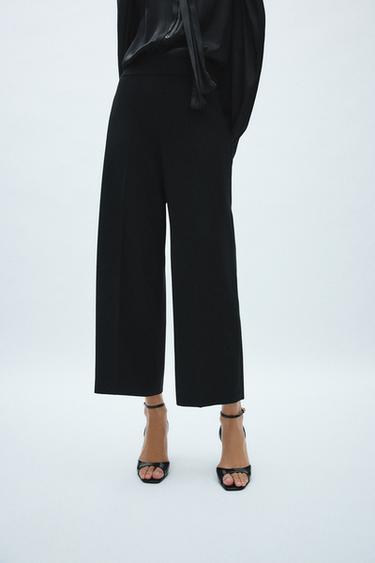 JUPE-CULOTTE COLLECTION ZW - Noir de Zara - Image 1
