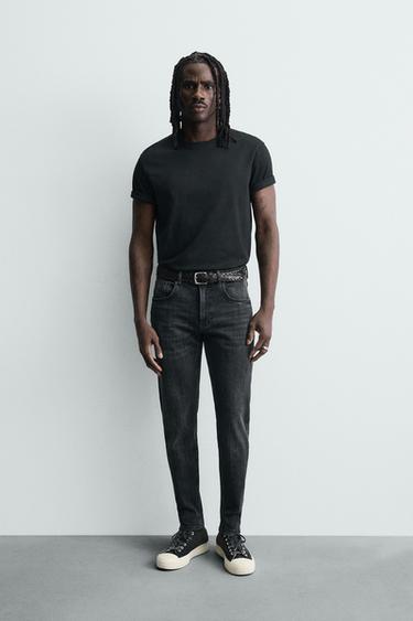 SKINNY FIT JEANS - Black by Zara