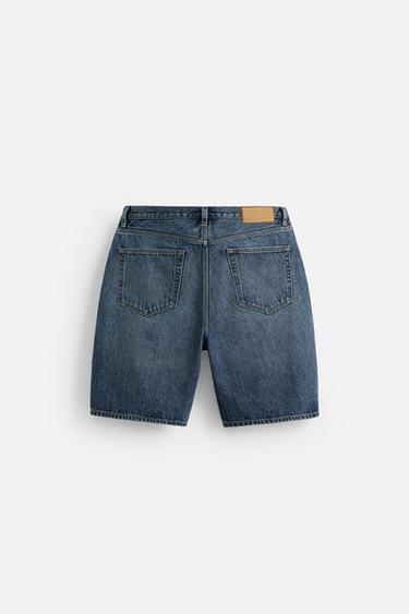 BERMUDA DENIM STRAIGHT FIT - Bleu de Zara - Image 7