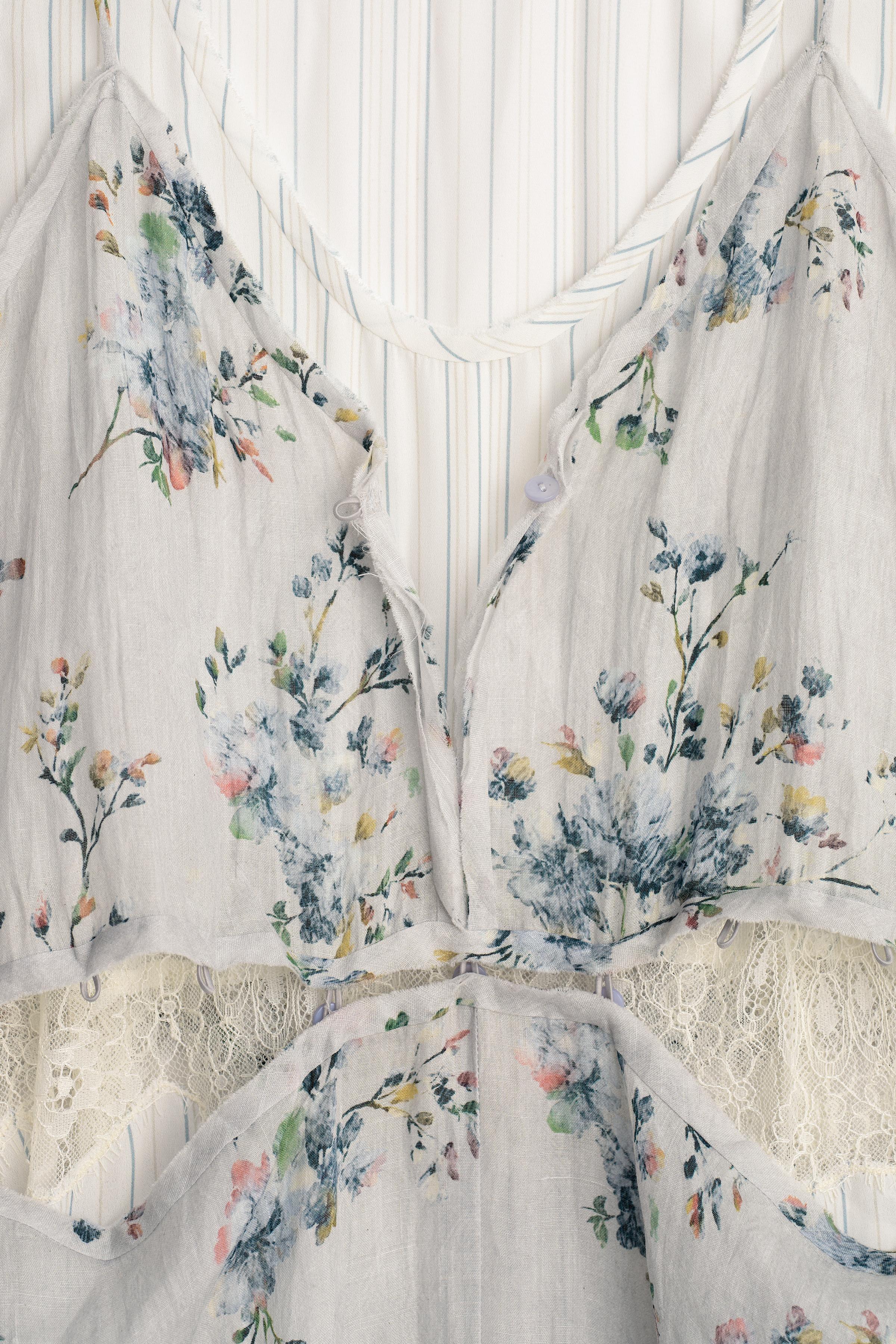 LIMITED EDITION RAMIE PRINTED DRESS
