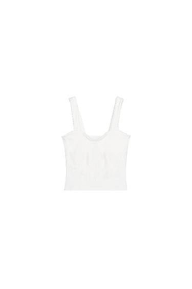 LACE CORSET-STYLE TOP