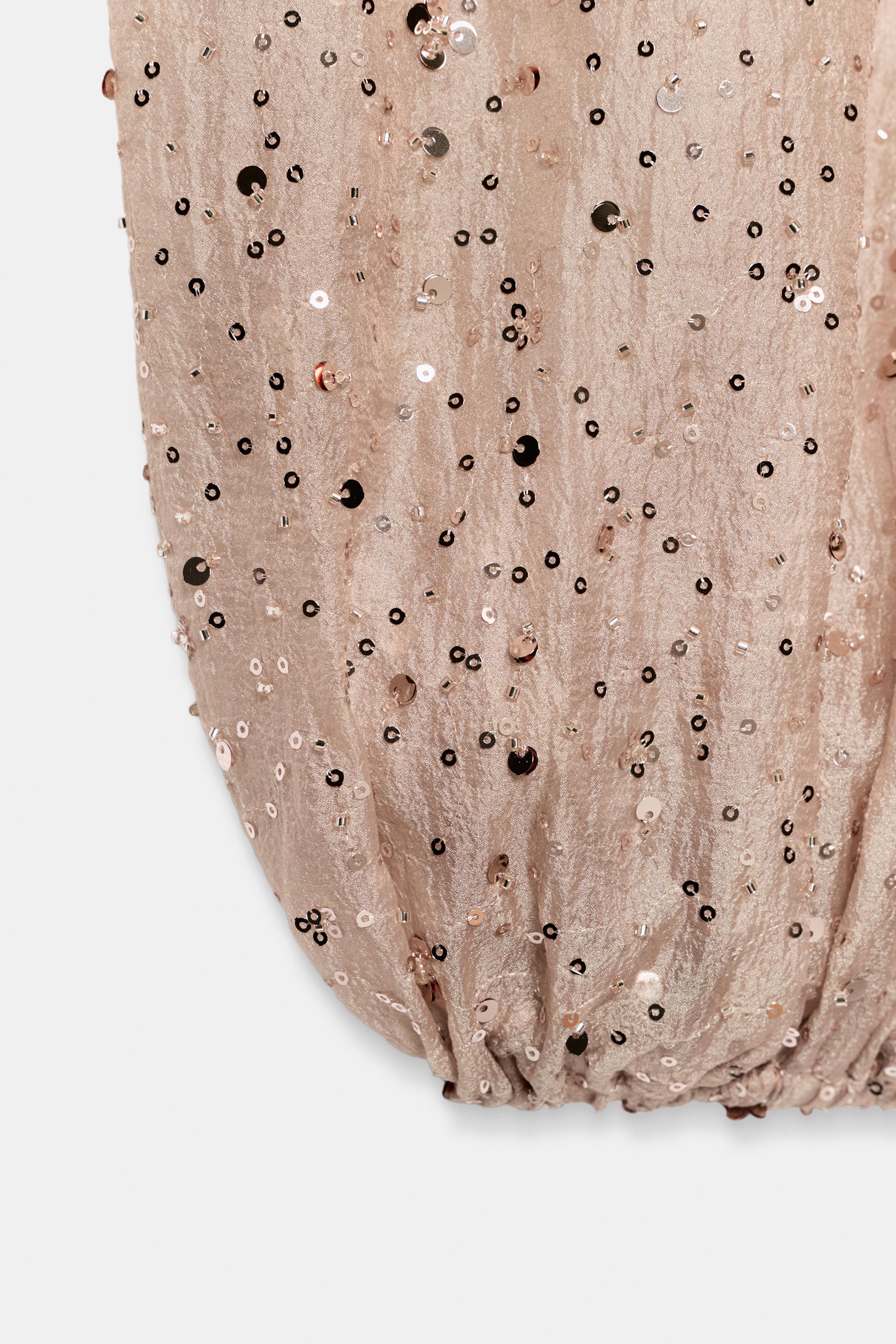 PANTALON BOUFFANT À PAILLETTES