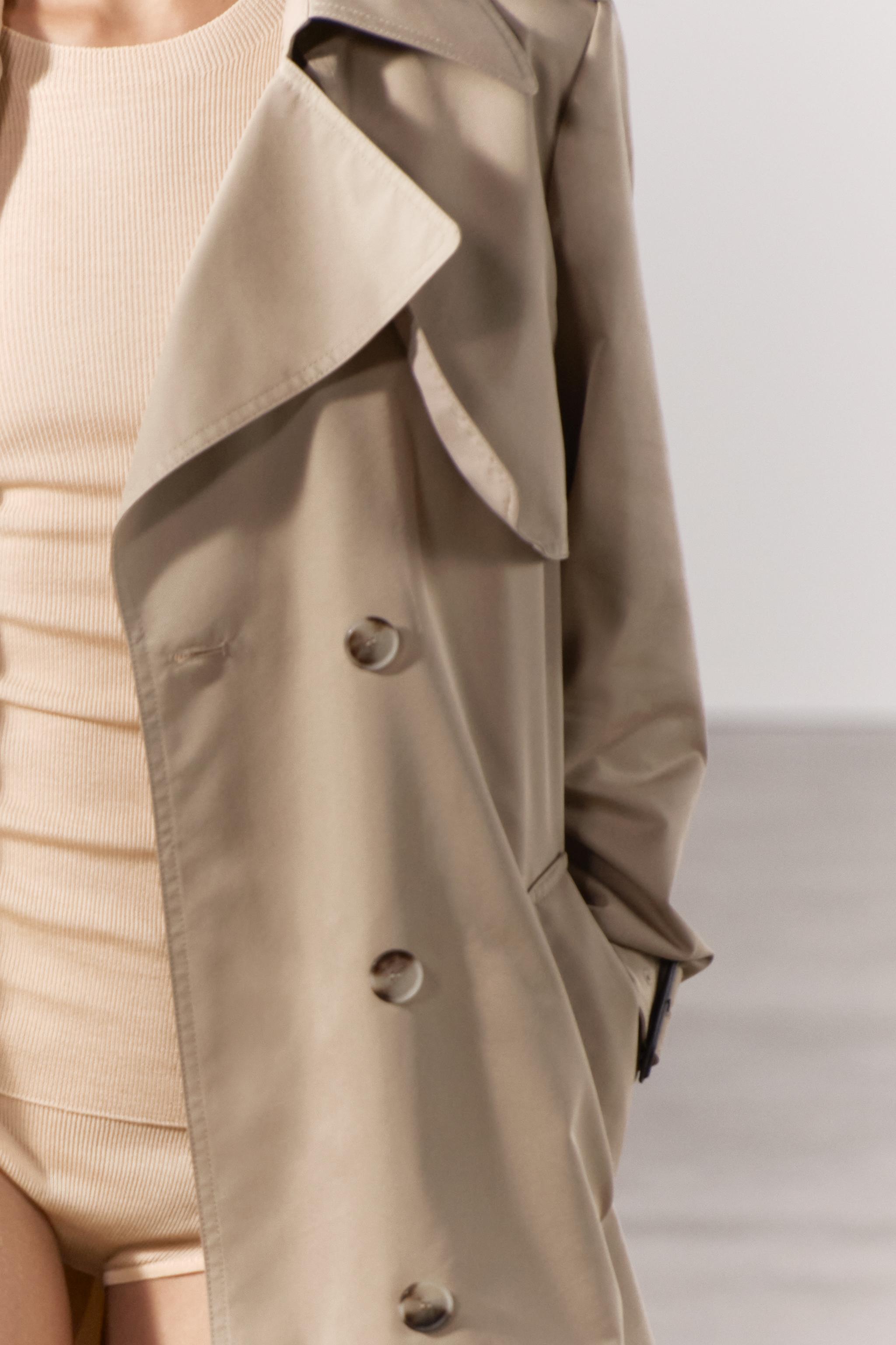 ZW COLLECTION BELTED GABARDINE TRENCH