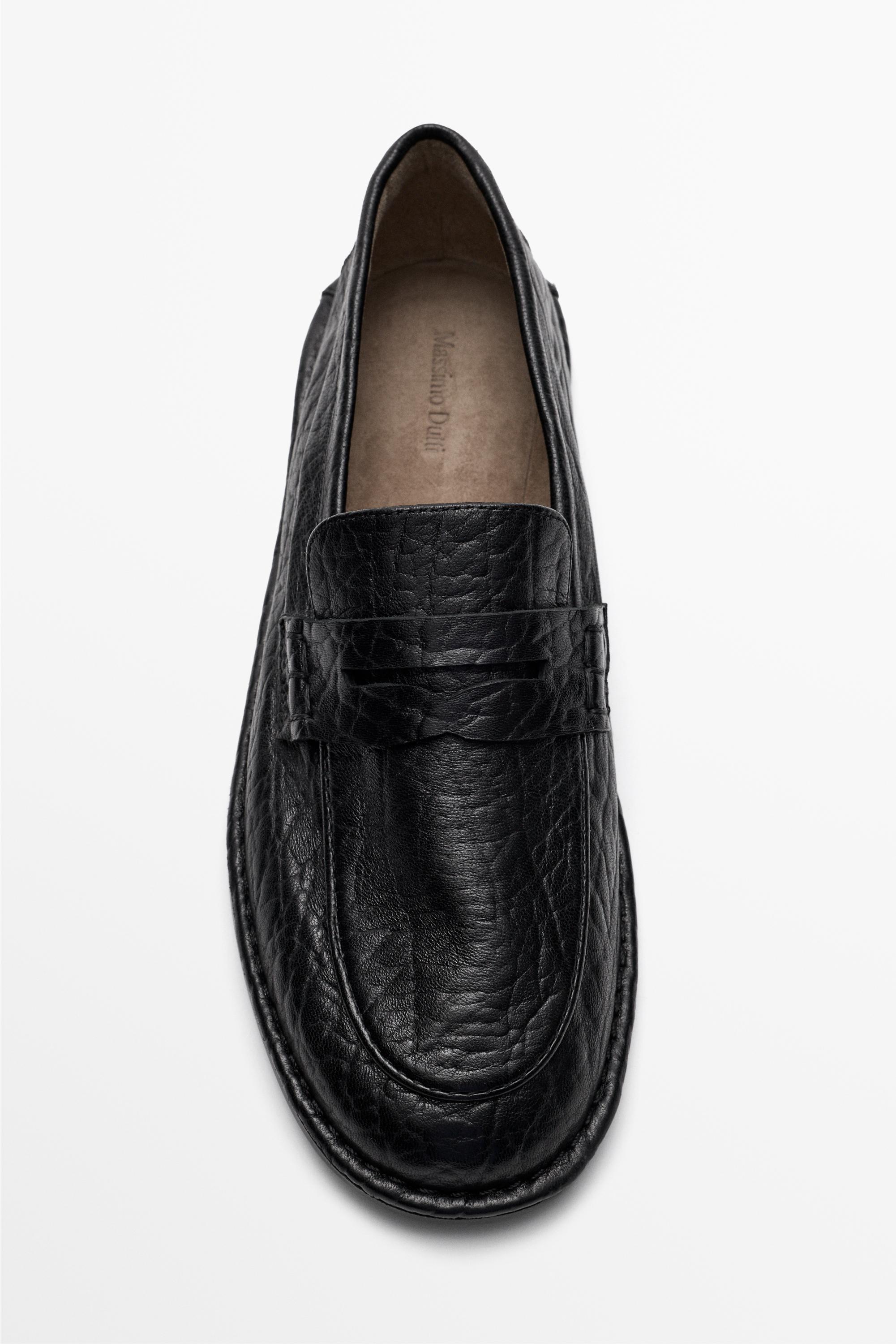 Mocassin en cuir souple