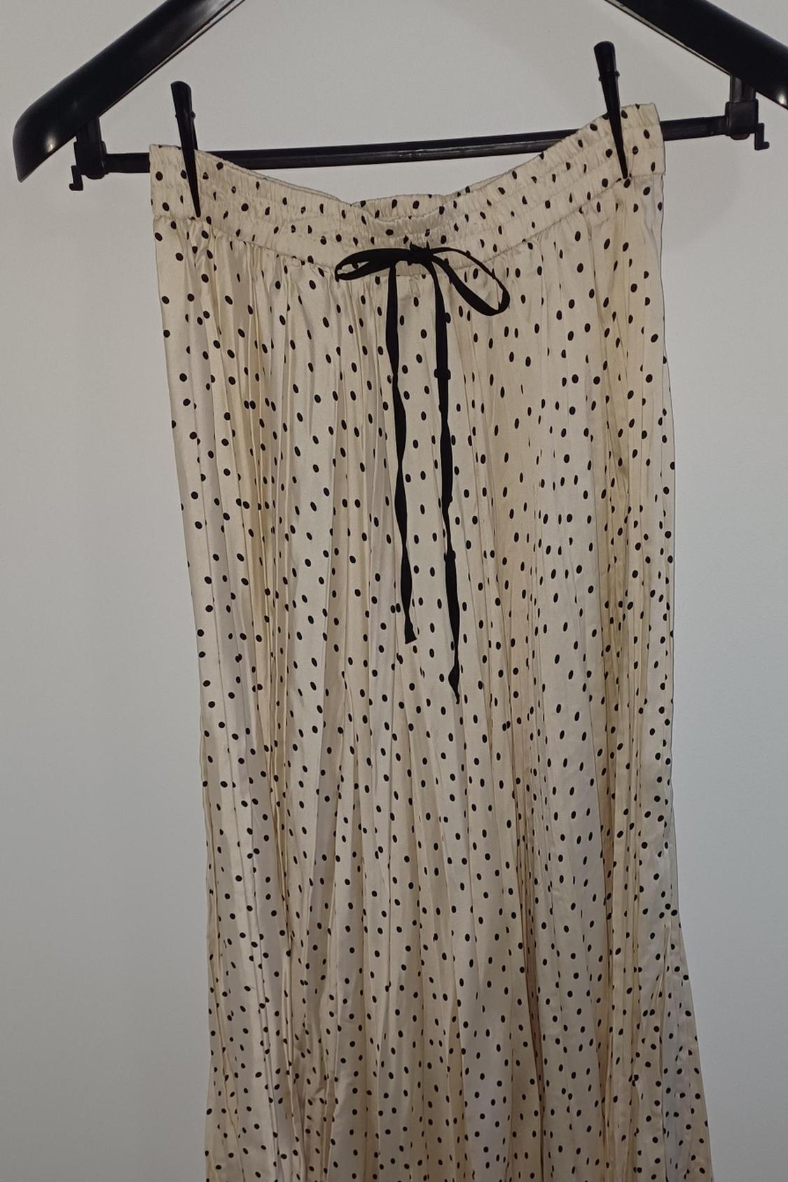 WRINKLED-EFFECT SKIRT