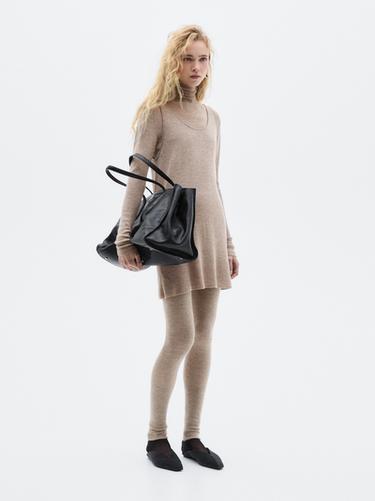 Zara Cashmere leggings - LIMITED - Mink - Image 0