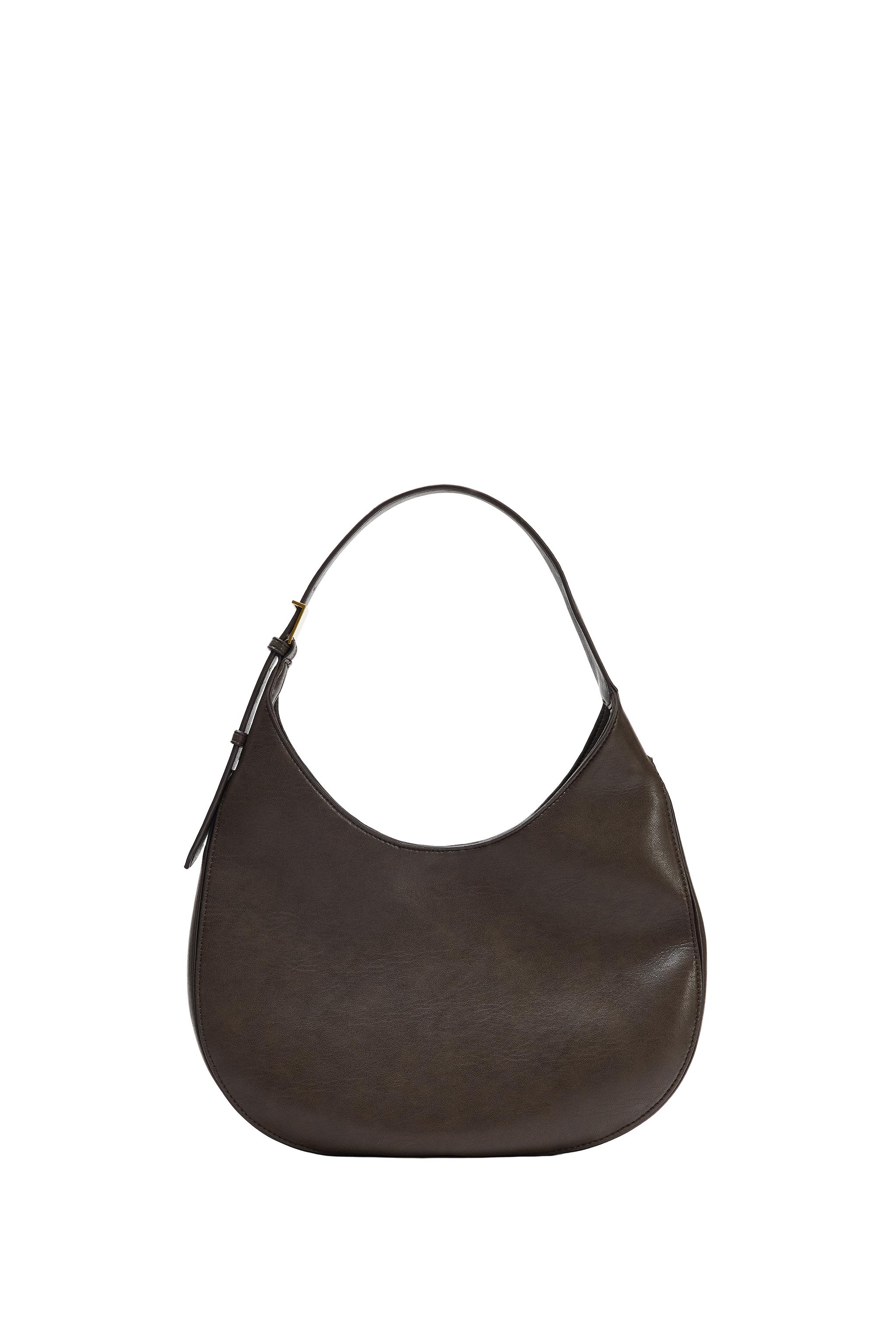 バッグ shotapon SANTAKU leather shoulder bag SHOULDER BAG - Brown | ZARA United States