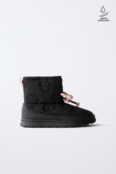 MINNIE MOUSE © DISNEY WATER-REPELLENT BOOTS - Black by Zara