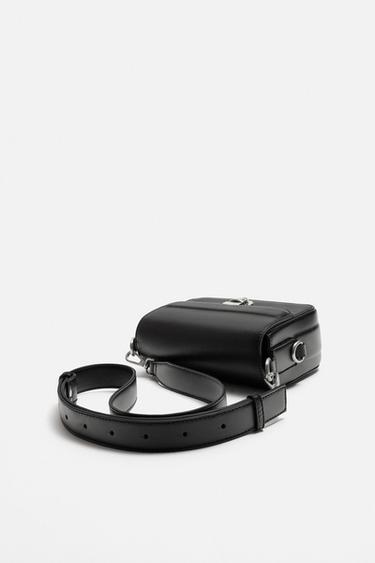 TEXTURE CROSSBODY BAG - Black by Zara - Image 3