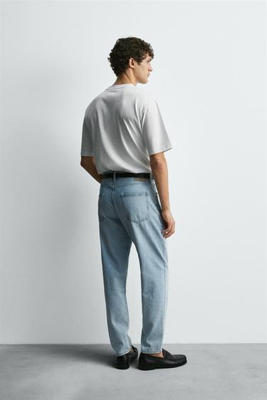 SLIM FIT TAPERED JEANS - Light blue de Zara - Image 2