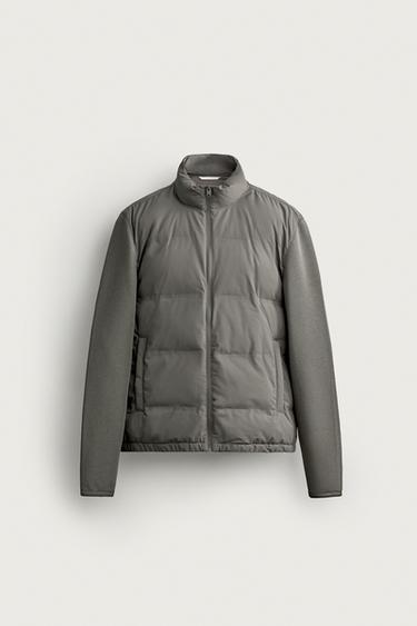 COMBINATION PUFFER JACKET — Grayish 1