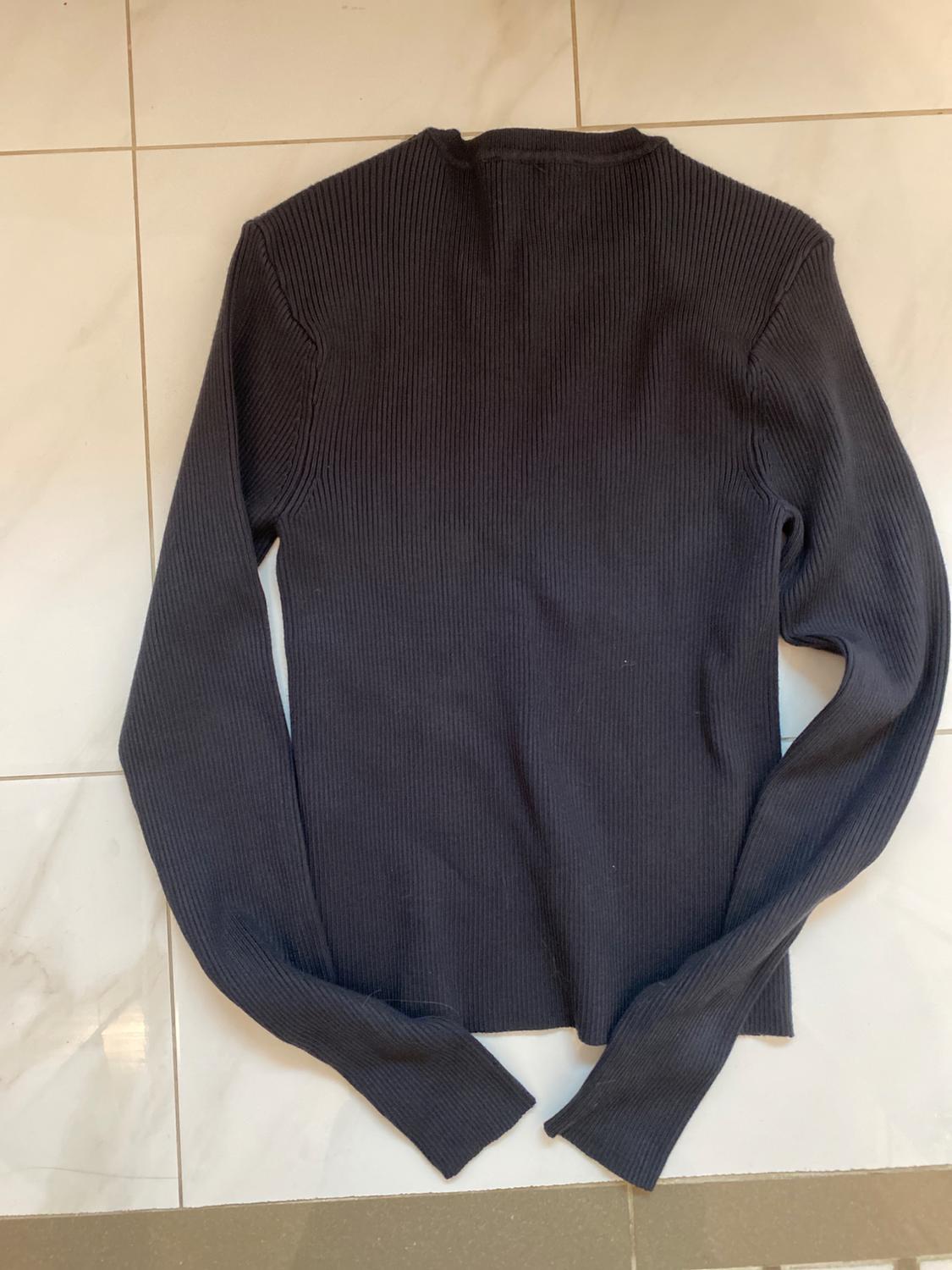 SHOULDER PAD KNIT SWEATER - Image 2
