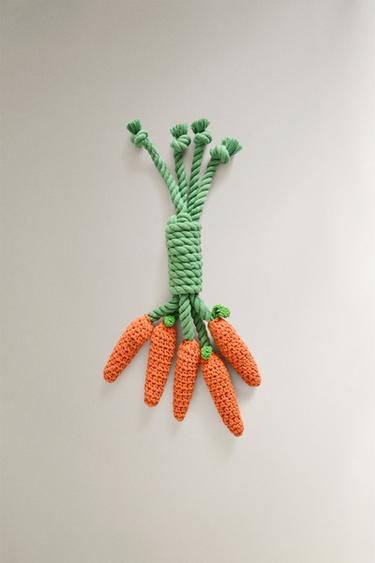 Zara CARROT BOUQUET PET TOY - Orange - Image 0