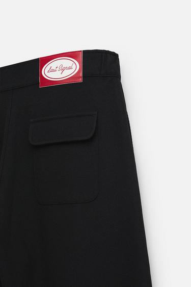 PANTALON COUPE DÉCONTRACTÉE - Noir de Zara - Image 9