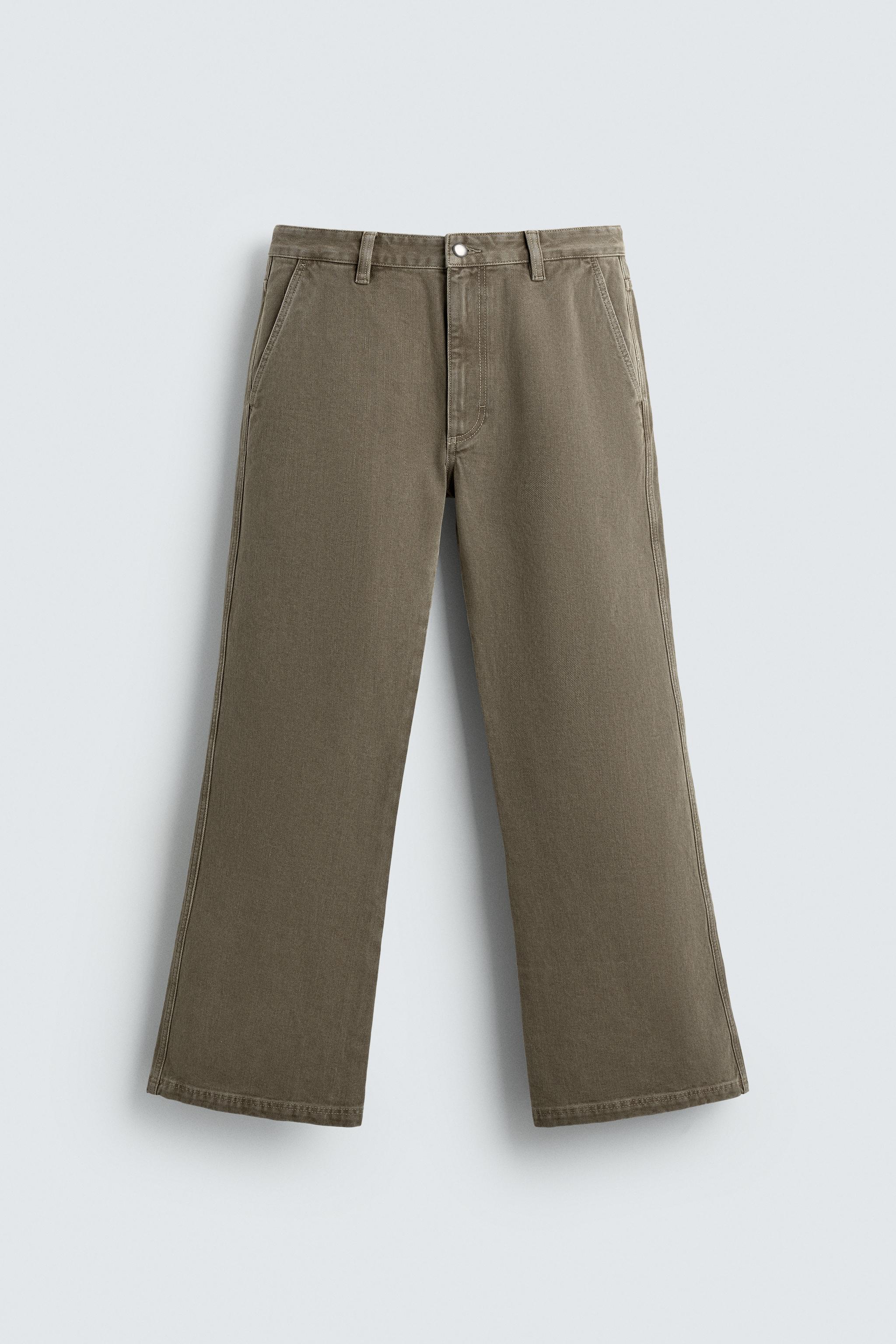 Chino Wide Flare FIT Jeans - Ochre