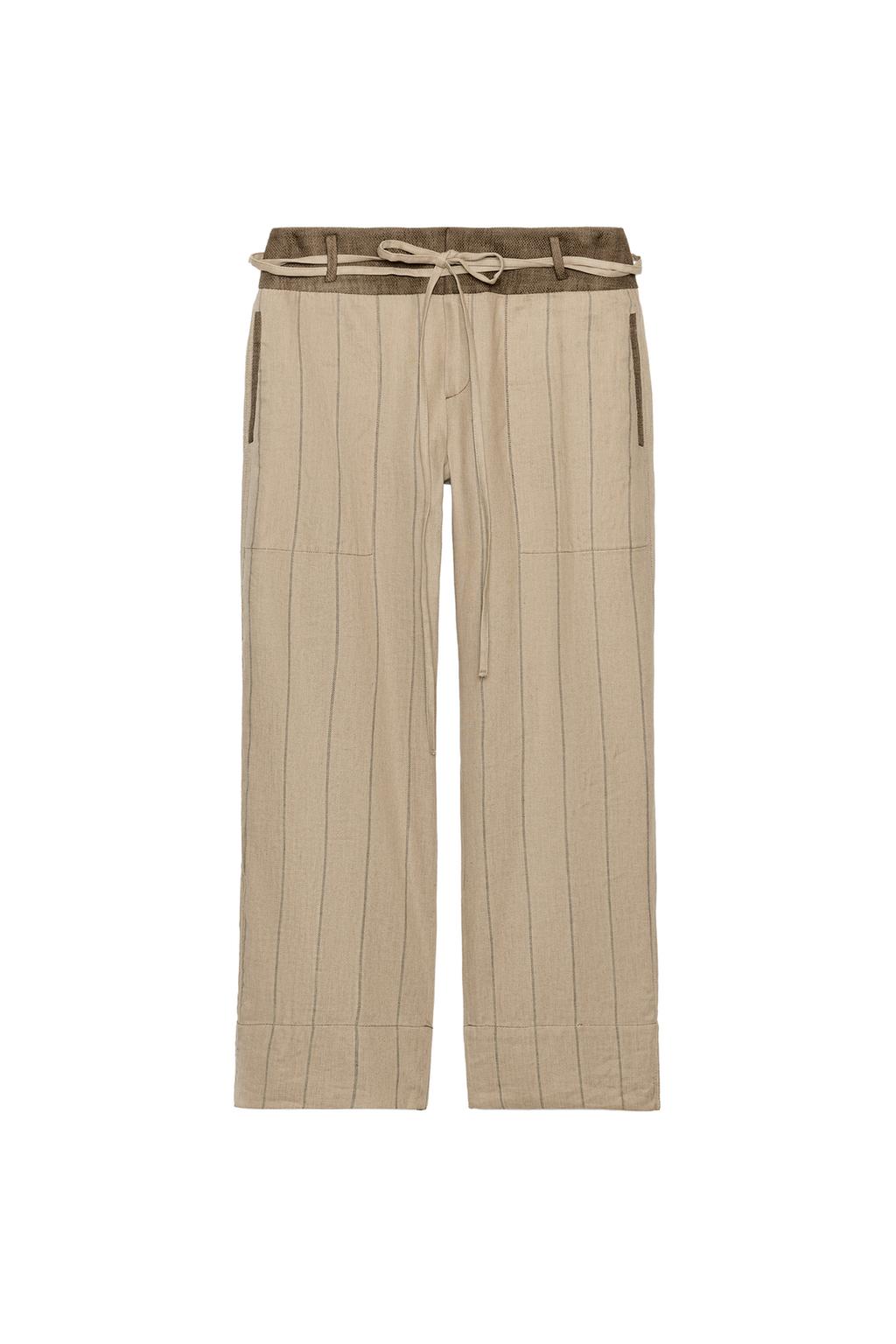 ZW COLLECTION LINEN BLEND PANTS - image 3