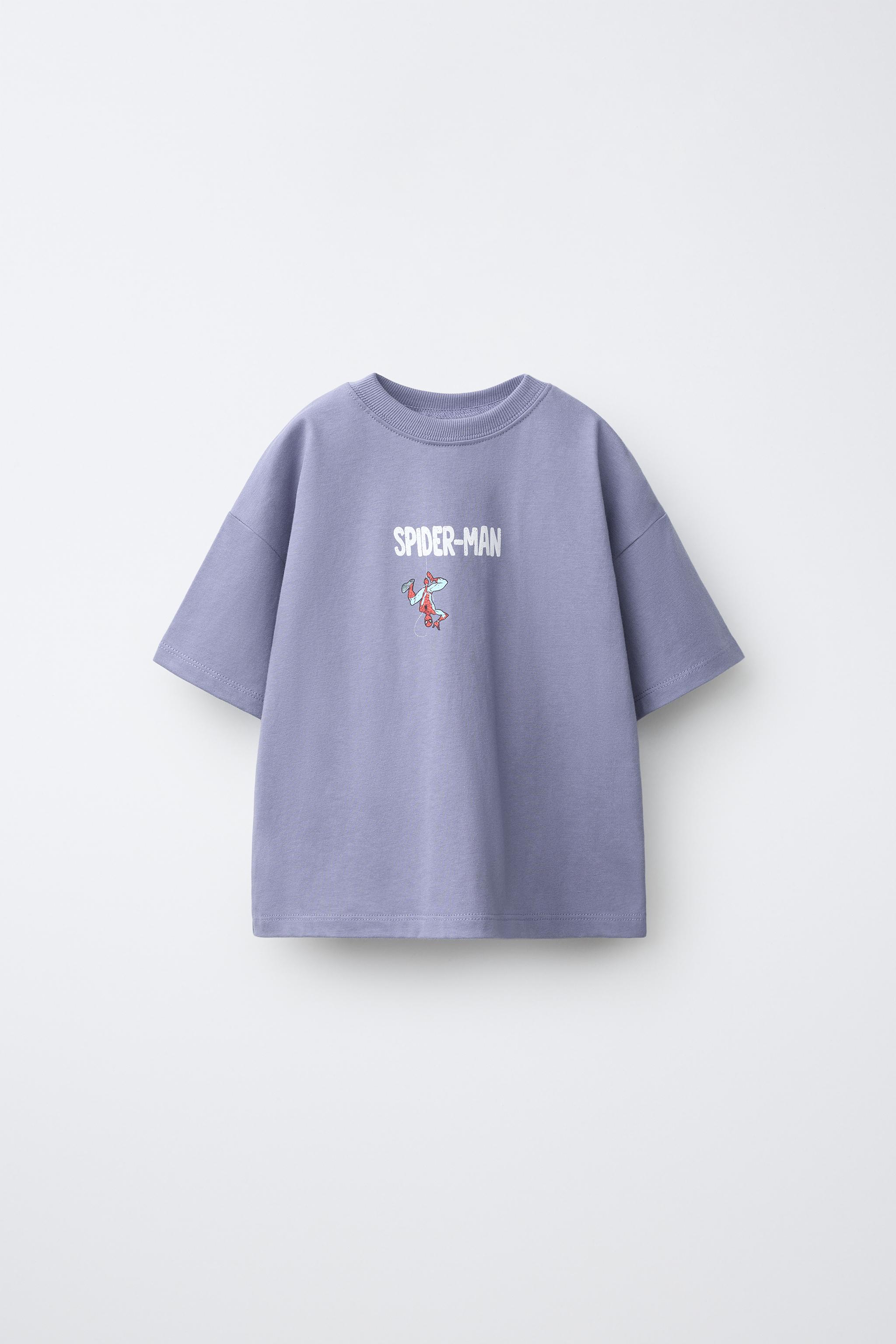 スパイダーマン©マーベル Tシャツ - ライトブルー | ZARA Japan / 日本