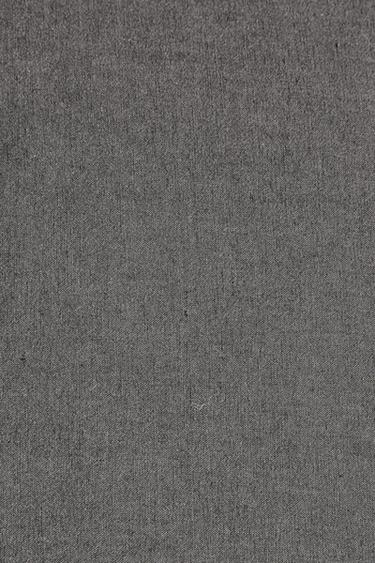 HOUSSE DE COUSSIN ÉDREDON LIN COTON - Gris foncé de Zara - Image 2