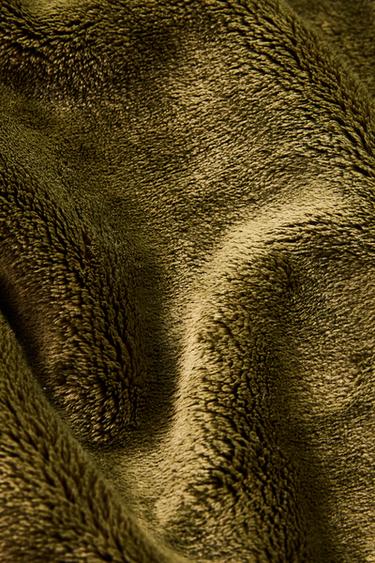 Zara FLEECE BLANKET - Khaki