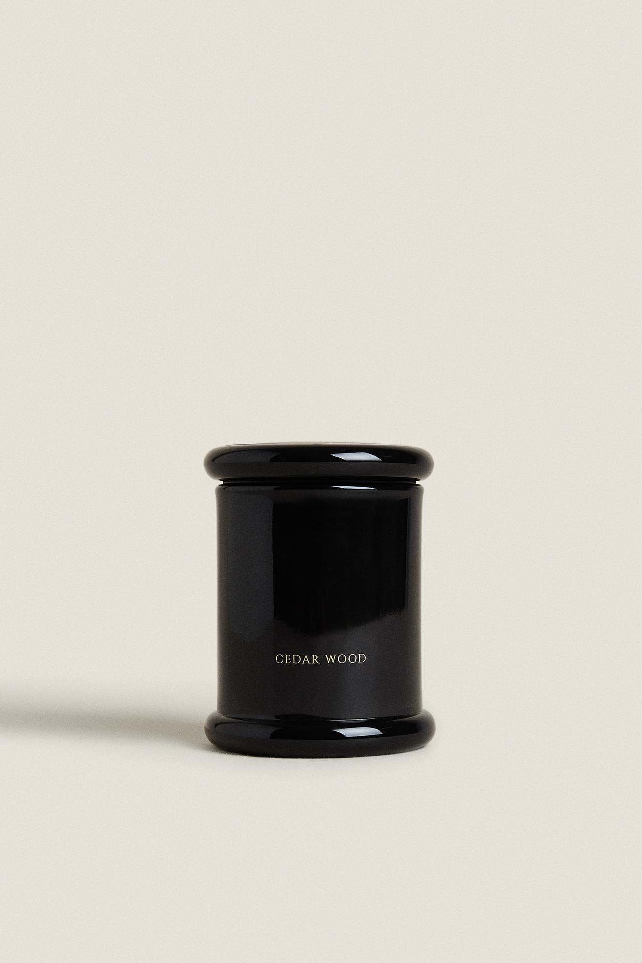 (150 G) CEDAR WOOD SCENTED CANDLE — Sky blue