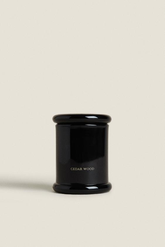 (150 G) VELA AROMÁTICA CEDAR WOOD - Azul-celeste da Zara - Imagem 0