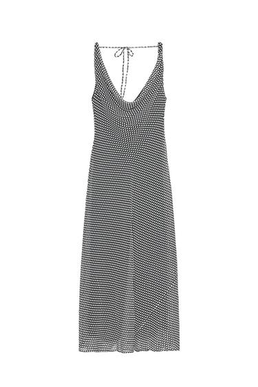 ZW COLLECTION POLKA DOT MIDI DRESS