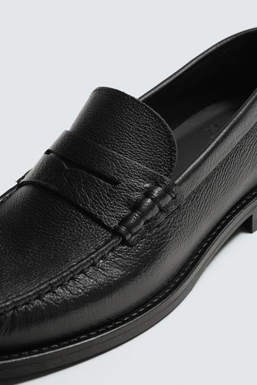 MOCASSINS EN CUIR ÉDITION LIMITÉE - Noir de Zara - Image 5