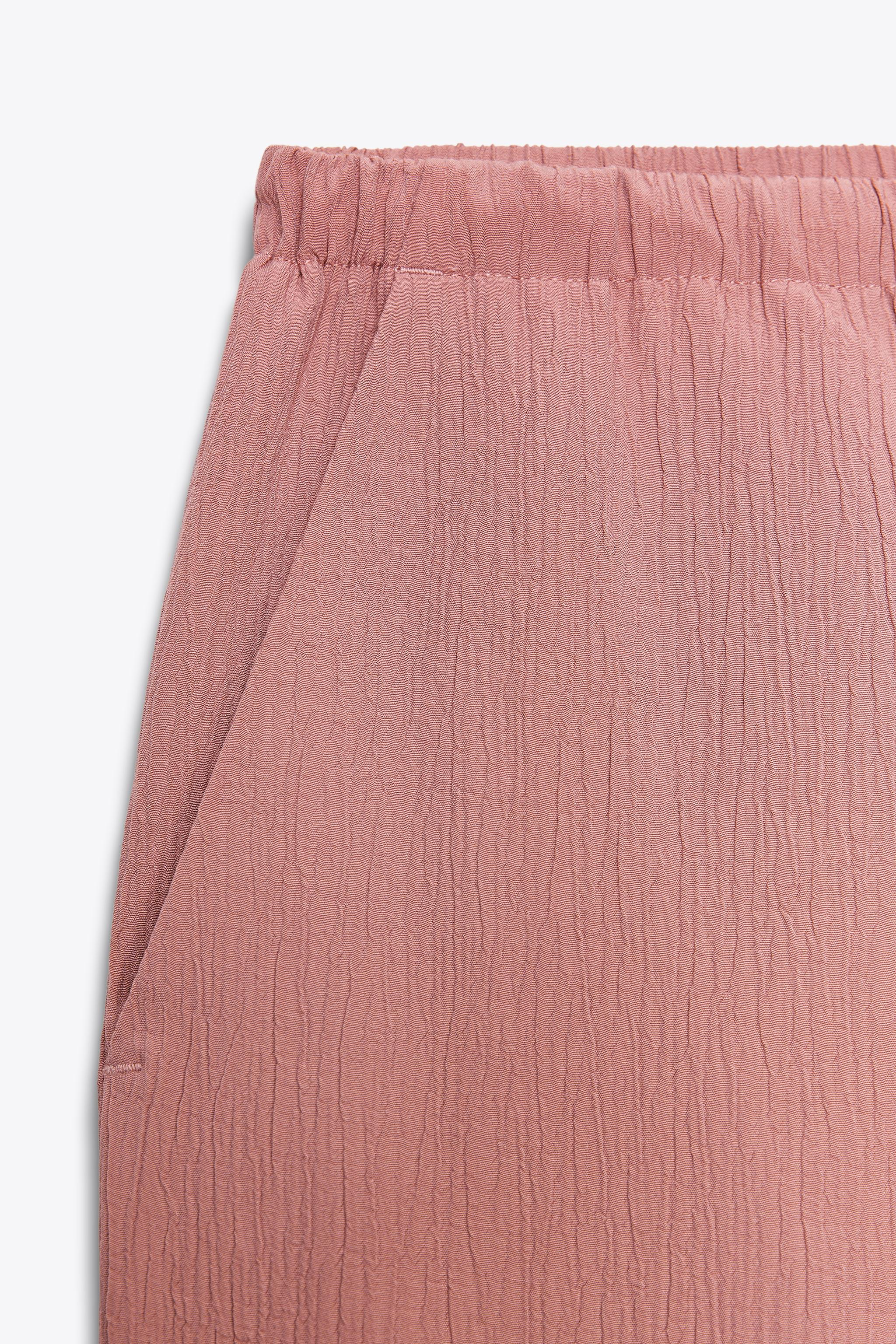 リンクル加工入りワイドパンツ - マルサラ | ZARA Japan / 日本