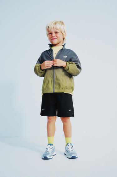BERMUDA TÉNICA LOGO - Negro de Zara