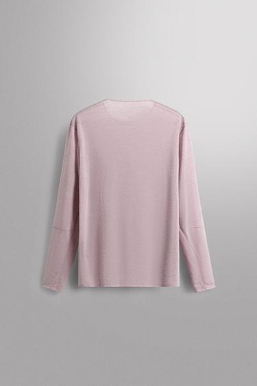 تيشرت جري بهيكل خفيف - فايوليت by Zara
