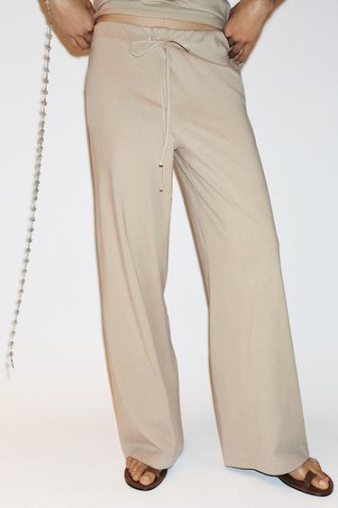 TIE-DYE EFFECT TROUSERS - Sand by Zara - Image 1