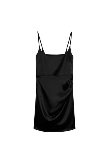 SATIN MINI DRESS