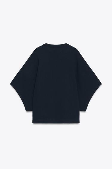 BASIC KNIT SWEATER - Navy blue by Zara - Image 6
