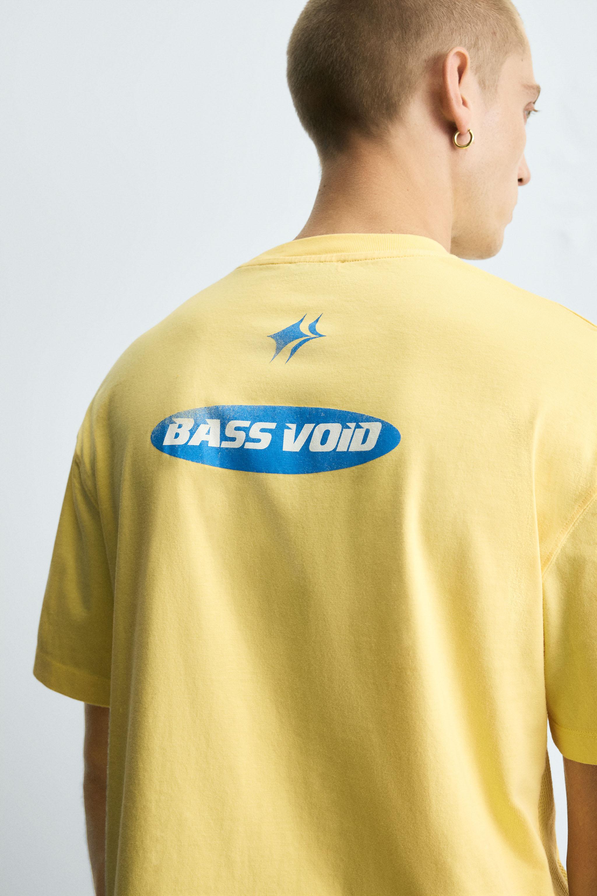 COMBINATION TEXT T-SHIRT - Yellow | ZARA United States