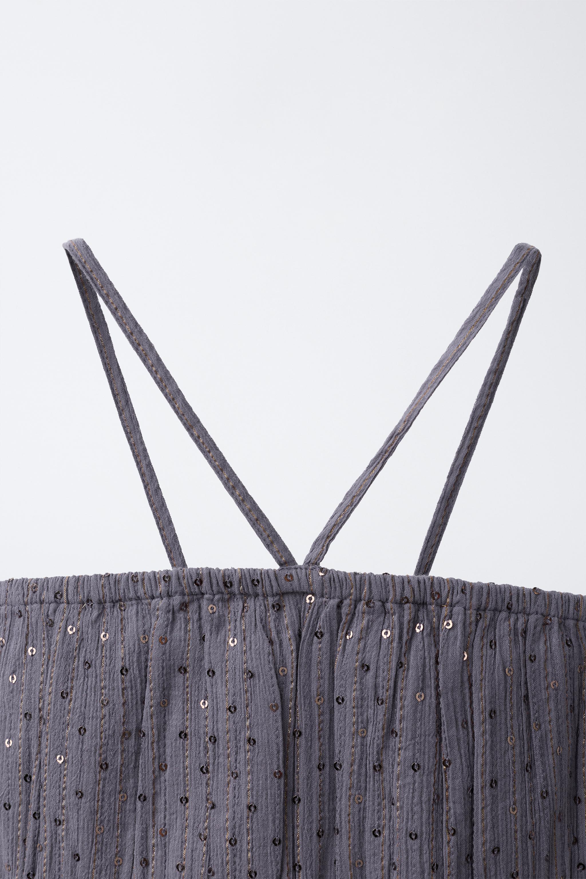 TOP À PAILLETTES
