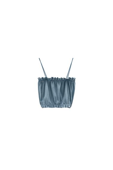 VOLUMINOUS CROP TOP