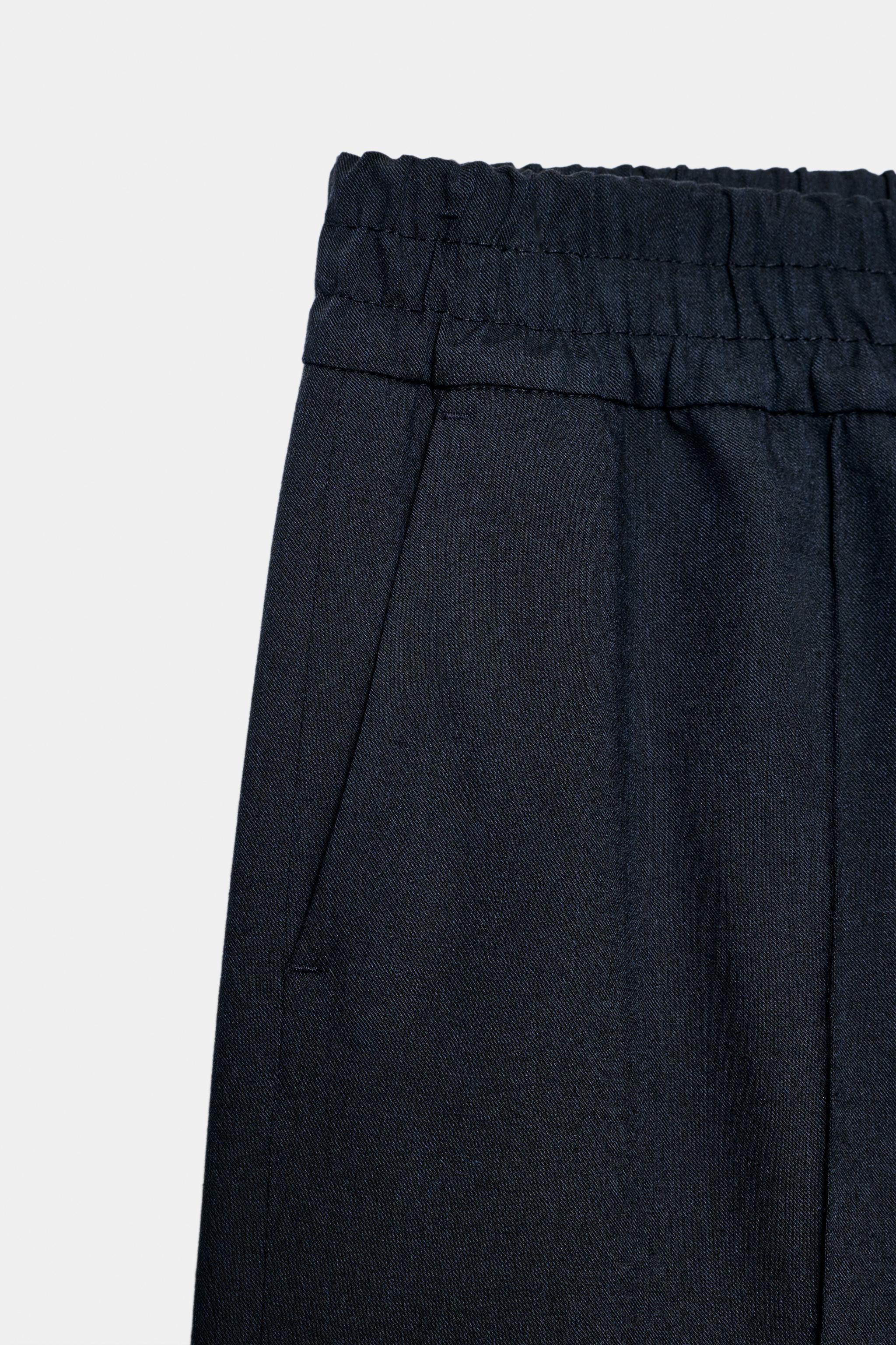 ZW COLLECTION WOOL-BLEND FLOWY PANTS