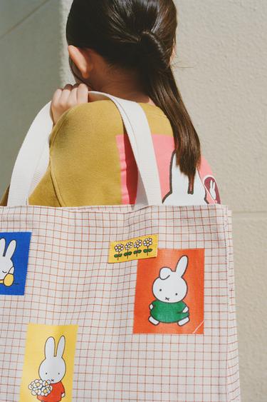 CHECK MIFFY™ MERCIS BV © TOTE BAG - Dark pink by Zara