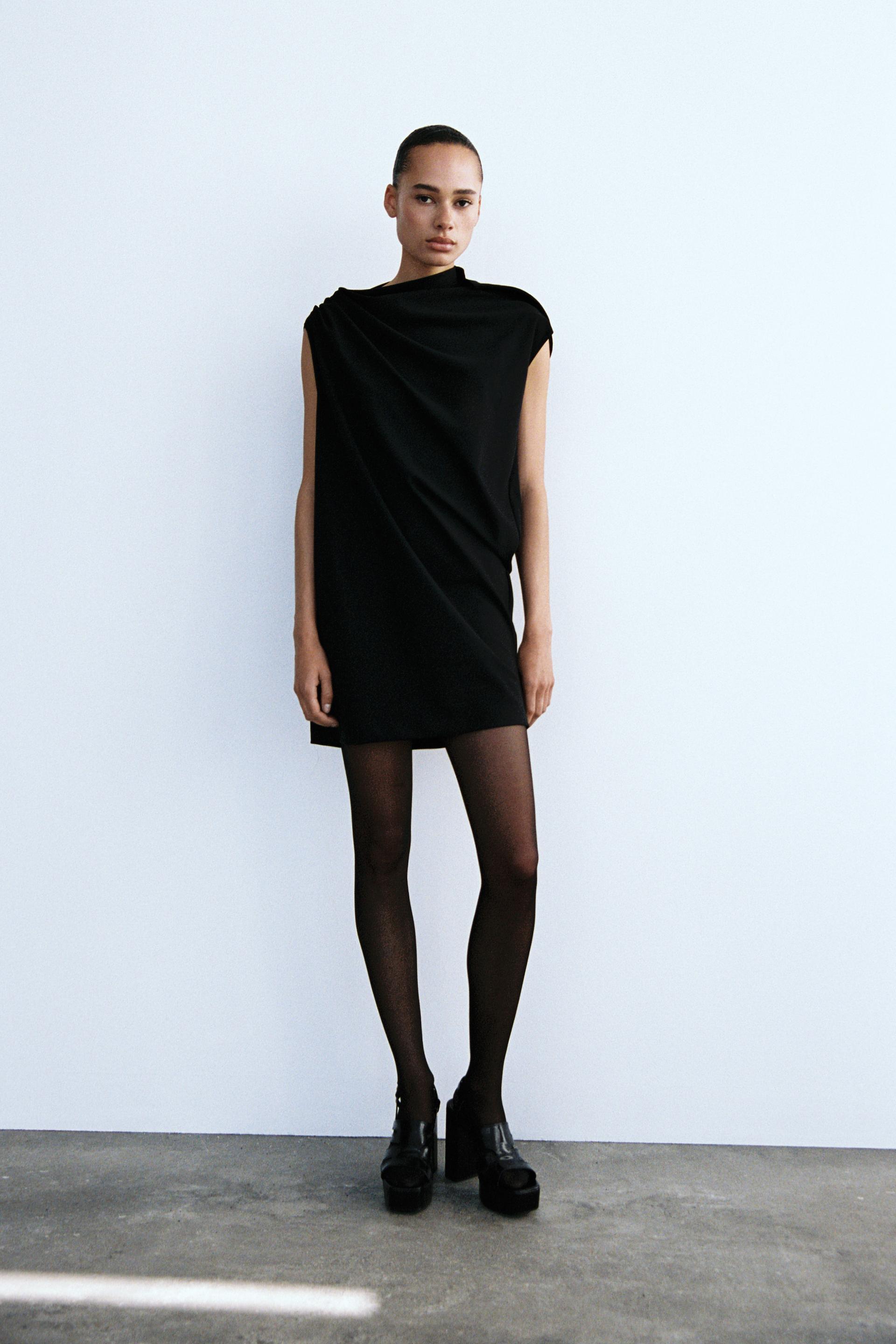 Zara shops robe courte noire