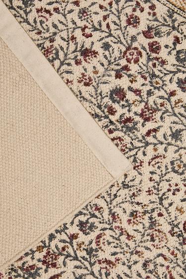 TAPIS COTON IMPRIMÉ BLOCK PRINT - Multicolore de Zara - Image 4