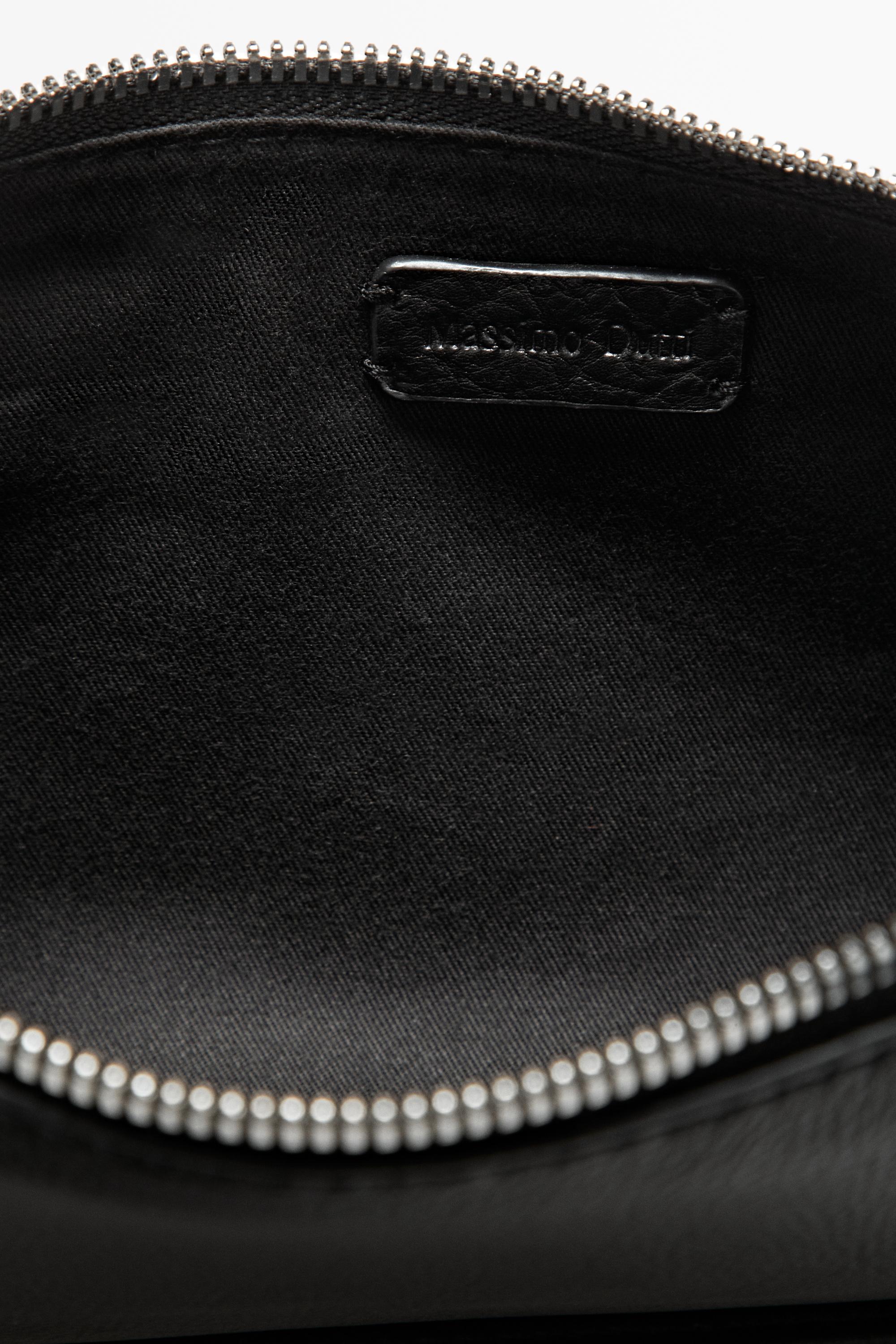 Mini leather shoulder bag
