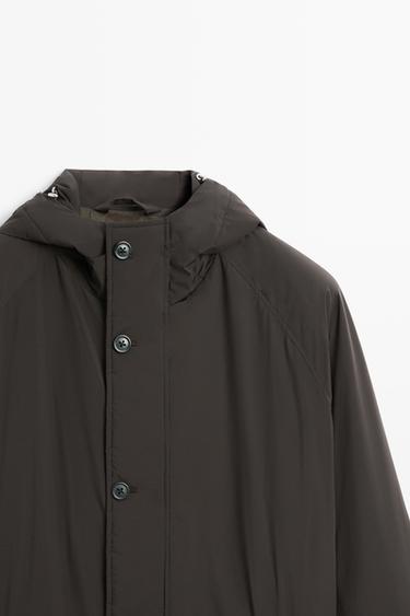 Long technical parka — Brown 2