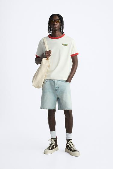 BERMUDA BASIQUE EN JEAN - Bleu clair de Zara - Image 0